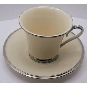 Lenox "SOLITAIRE"  Coffee Tea Cup & Saucer